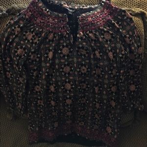 Lucky Brand peasant blouse