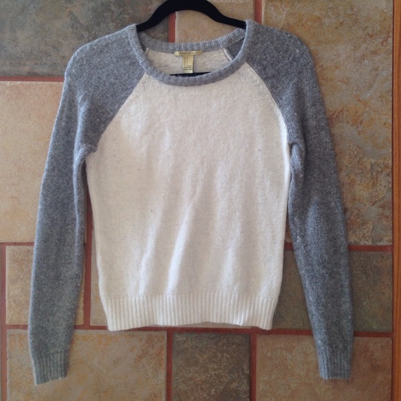 White and Grey Sweater