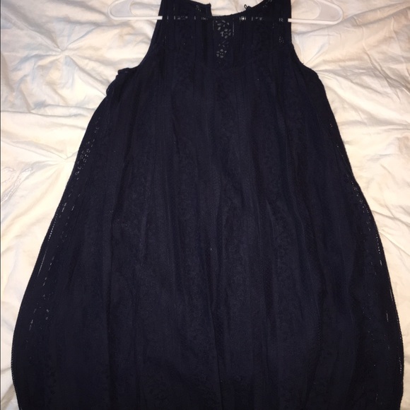 Abercrombie blue lace shift dress