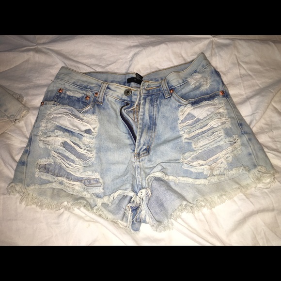 Forever 21 high waisted Jean shorts