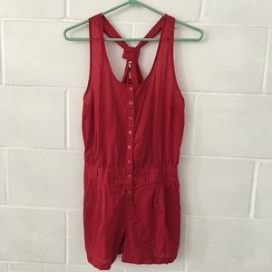 Give You Romper Red Size M