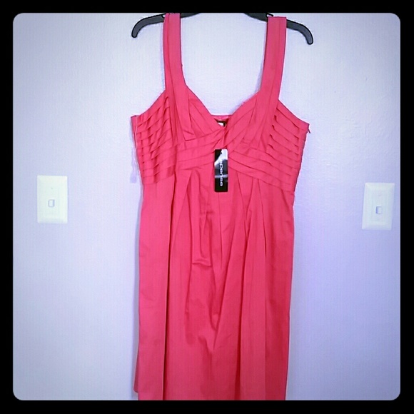 Coral dress