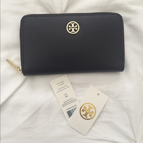 Tory burch Robinson mini zip continental wallet