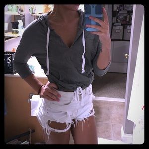 American eagle cropped hoodie