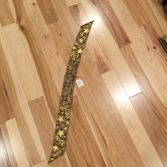 Coach silk scarf