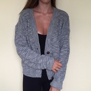 Urban outfitters chunky grey knit sweater
