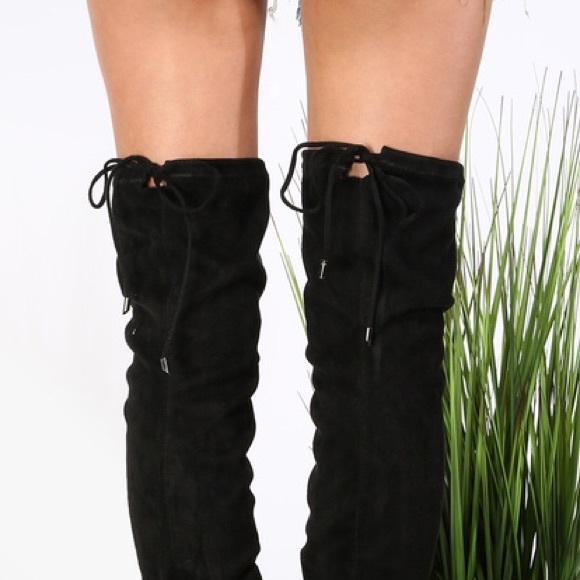 LAST SIZES Style Watch! Black Thigh Highs! - Picture 3 of 4