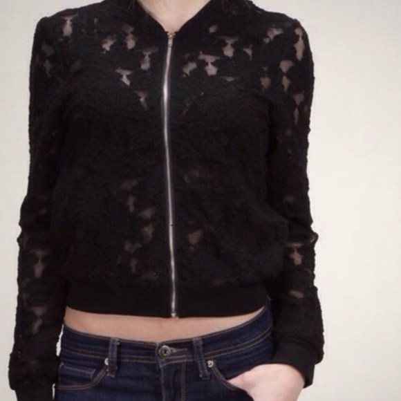 Lace bomber jacket - Picture 3 of 4