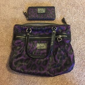 Authentic Coach purse and wallet
