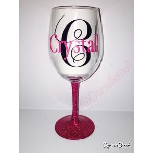 Custom wine glass