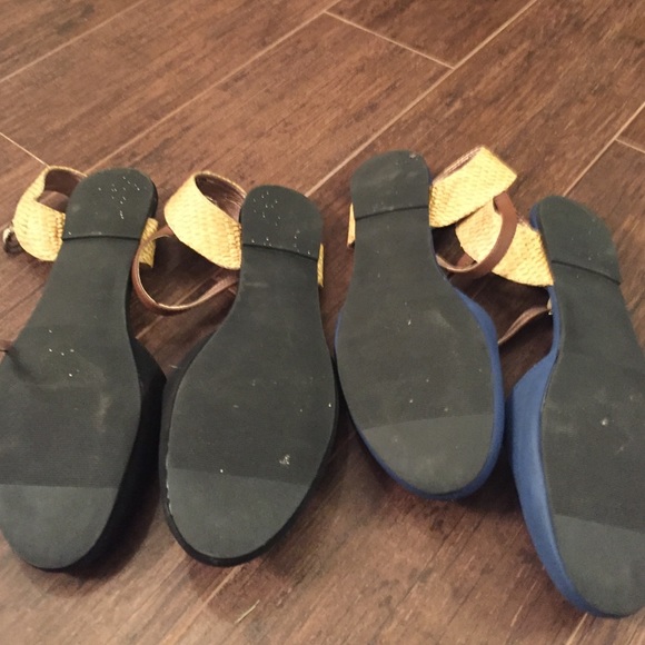 Flats black and blue pair. SOLD - Picture 4 of 4