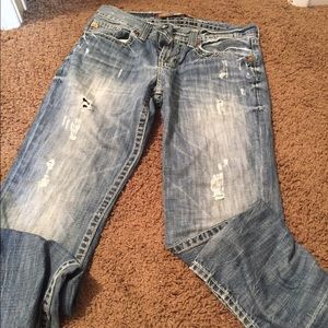 Men's buckle big star jeans