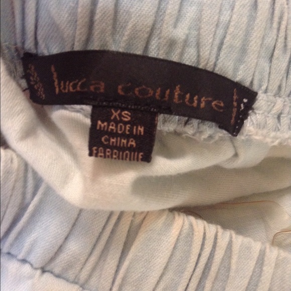 Lucca Couture Faux Denim Romper - Picture 3 of 3