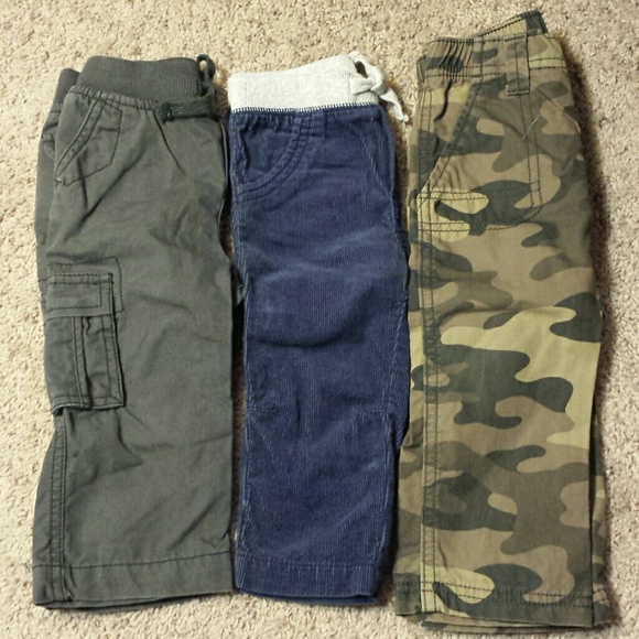 3 pair pants.  Fall.  Winter