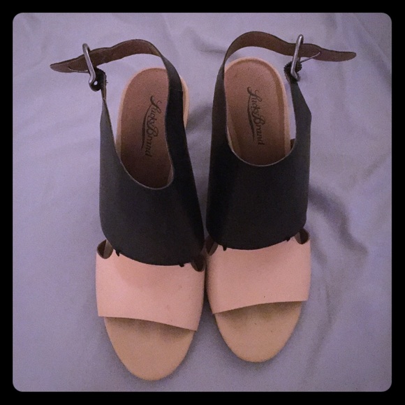 Lucky Brand Peep Toe Heel