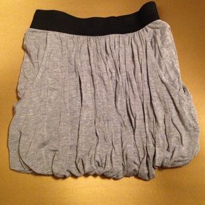 grey skirt