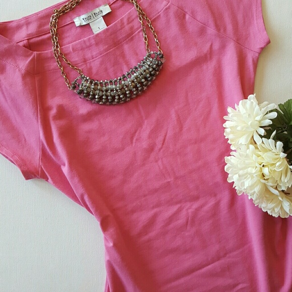 White House Black Market Tops - NWT WHBM | RAGLAN FITTED TEE