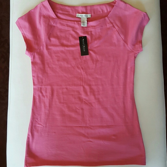 NWT WHBM | RAGLAN FITTED TEE - Picture 2 of 4