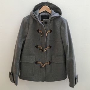JCrew Melton Wool Toggle Jacket