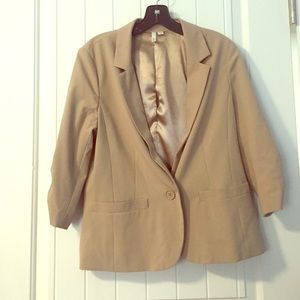 Tan blazer