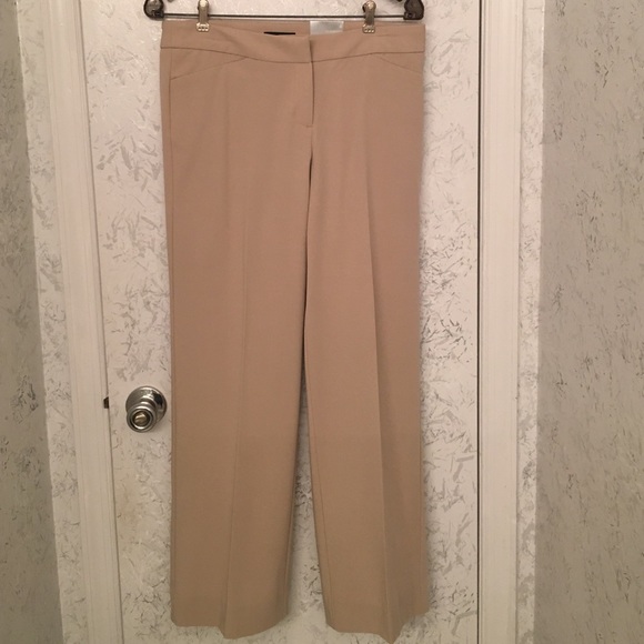 Tan pants. Stretchy. Contoured waist. NWT
