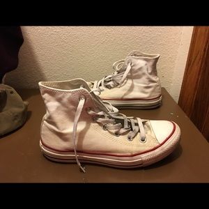 White High top converse