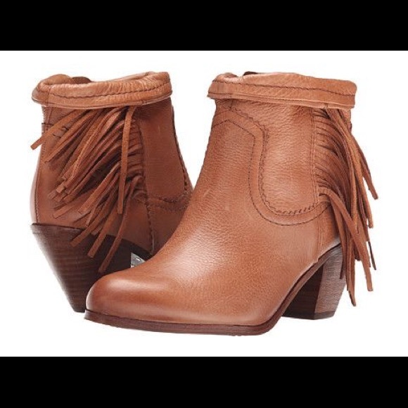 Sam Edelman Louie Ankle Bootie in Saddle Leather