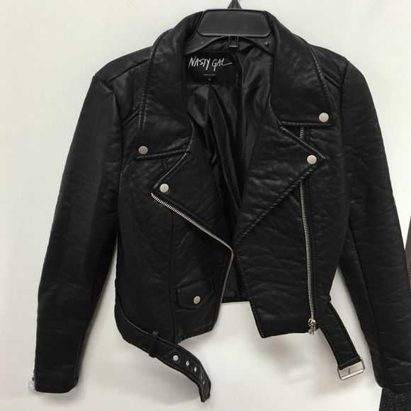 Nasty gal atomic vegan leather jacket - Picture 4 of 4