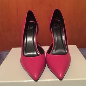 Pink Pointed Toe Heels