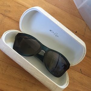 Blue sunglasses