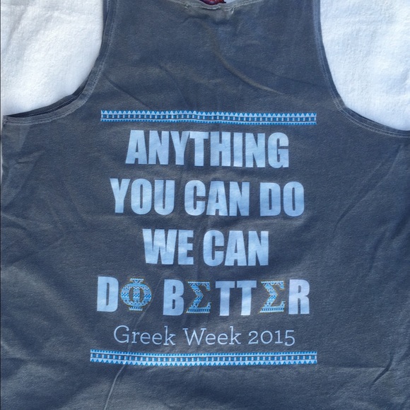 Phi Sigma Sigma greek week tank