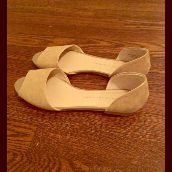 Chinese Laundry suede d'orsay flats