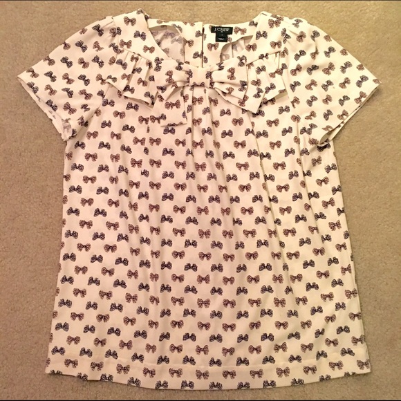 J.Crew bow top 🎀