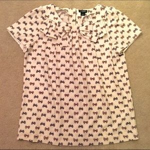 J.Crew bow top 🎀
