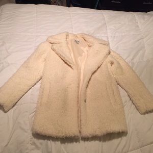 Celebrity Pink faux sheep teddy coat medium