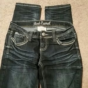 RED CAMEL SKINNY JEANS