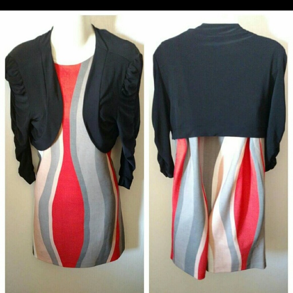 Torrid Black Crop Shrug NWT OX Large