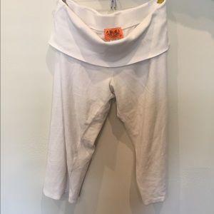 Juicy Couture White Velour Capris, Vintage