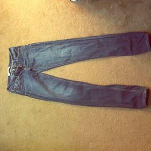 Dark wash Hollister skinny jeans