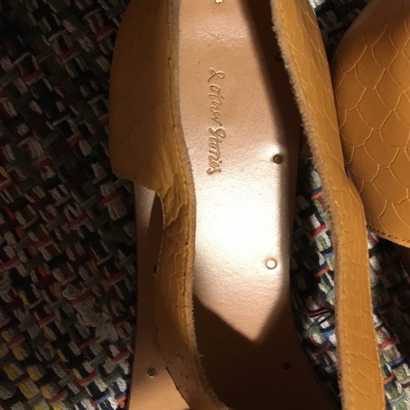 & Other Stories peep toe leather Sandals - Picture 3 of 4