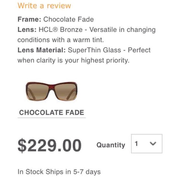 Maui Jim sunglasses