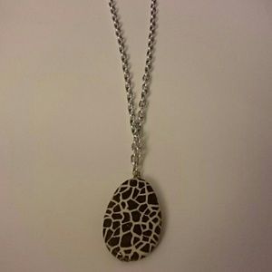 Animal Print Pendant Necklace