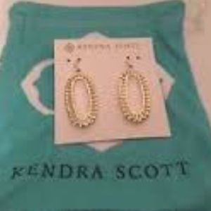 Dayla Oblong Earrings, Clear