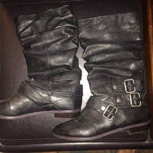 Black boots (vegan friendly) from Macy's