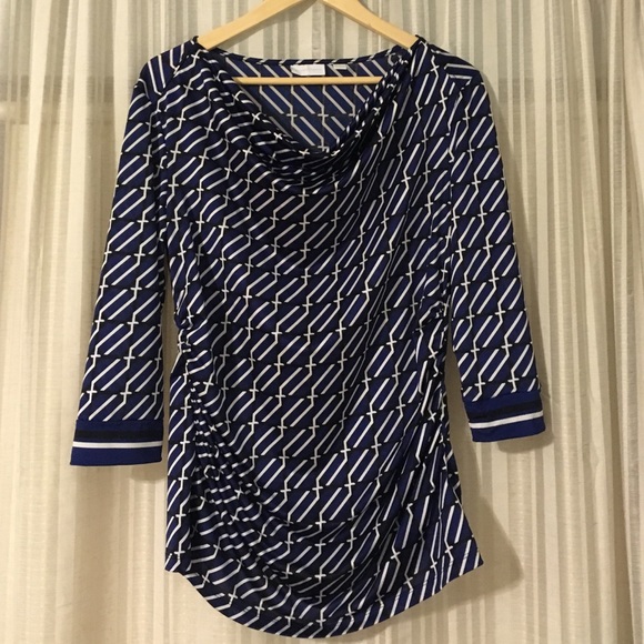 New York & Co Size Large 3/4 Sleeve Shirt