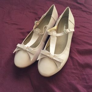 light pink Mary Janes