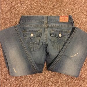True Religion Billy fit distressed jeans