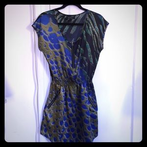 Buffalo David Bitton Silky snake print dress