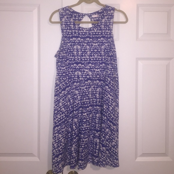 Blue Print Dress - Picture 1 of 2