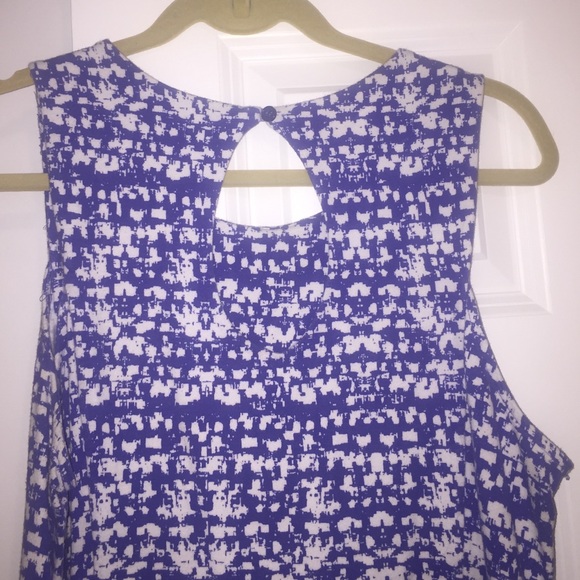 Blue Print Dress - Picture 2 of 2